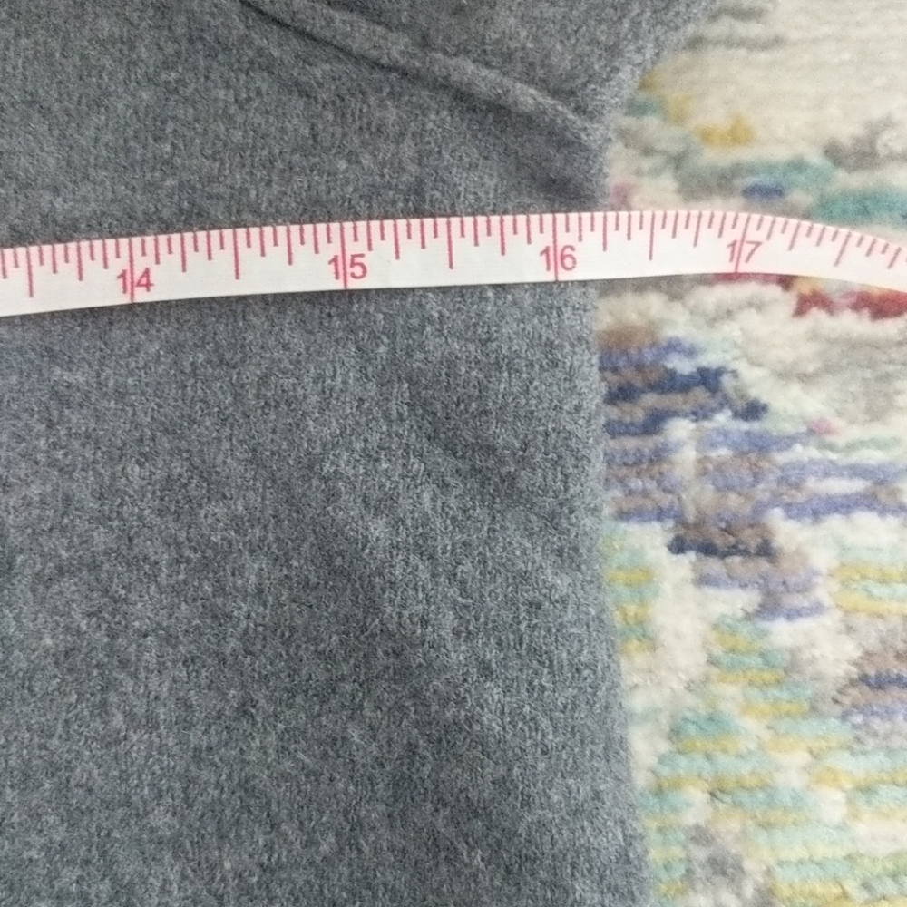 ☀️ Italian Merino Yarn Gray Sweater - S - Picture 10 of 12